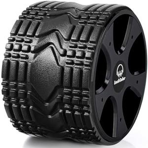 Back Roller, Back Wheel Targeted Back Pain Relief, Yoga Wheel Muscle Massage, Foam Roller for Trigger Point Therapy Physical, Stretching & Exercise, 880lbs Capacity, 9 Inch (Black+Black)