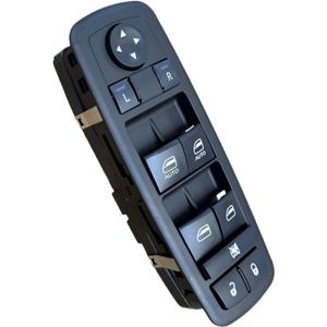 Power Window Master Switch Compatible with Jeep Grand Cherokee 2011 2012 2013 Dodge Durango 2011-2013 Replace OE# 68030823AE 68030823AB 68030823AC 68030823AD Front Left Driver Side