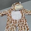 TONWHAR Infant Toddler Kid Halloween Giraffe Cosplay Costume Baby Animal Outfit Snowsuit (12-18 Months, Coffee)