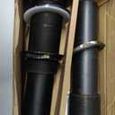 KES Black Sink Drain Without Overflow, Bathroom Sink Stopper, Pop Up Drain Vessel Sink, 2 Pack, Matte Black, All Metal Rustproof Brass and 304 Stainless Steel, for 1.6"-1.9" Sink Hole, S2008D-BK-P2