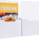 Magnetic File Holder, 2 Pack Magnetic Paper Holder for Refrigerator, File Cabinets and Fridge, Magnetic Pocket Wall Hanging File Organizer, Magnetic File Folder Case for Mail Letter Notebook Planners