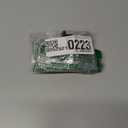 Nordyne Push Button Switch #632489R, Black, Manual Operation