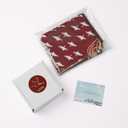 2 x Frada Orange Bandana 23.6 (60x60cm) Head Neck Scarf for Men and Women - Lightweight Breathable (Maroon Burgundy)