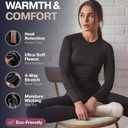 Thermajane Womens Thermal Underwear (White, L)