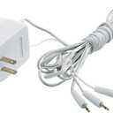 Department 56 Accessories for Villages AC/DC Adapter Lights (56.55026), White