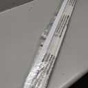 LazBlinds No Tools No Drill 1" Vinyl Mini Blinds, Cordless Blinds for Windows, Light Filtering Horizontal Window Blinds & Shades, 38" W x 48" H, White