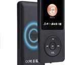 128GB MP3 Player with Bluetooth - with Built-in HD Speaker, Voice Recorder, HiFi Sound, E-Book - Portable Music Player for Kids (Included Earphones)