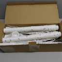 Vanthylit White Birch Tree with LED Lights - Set of 2, Tabletop Tree with Timer, Christmas Decorations Lighted Tree for Indoor Mantel Home Decor (2 FT, 24 LED)