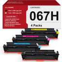 ALLWORK 067H Toner Cartridge High Capacity Compatible Replacement for Canon 067 Toner Cartridge Set Works for Canon Color image CLASS MF650C LBP630C Series MF656Cdw MF654Cdw MF652Cw LBP632Cdw 4 Pack
