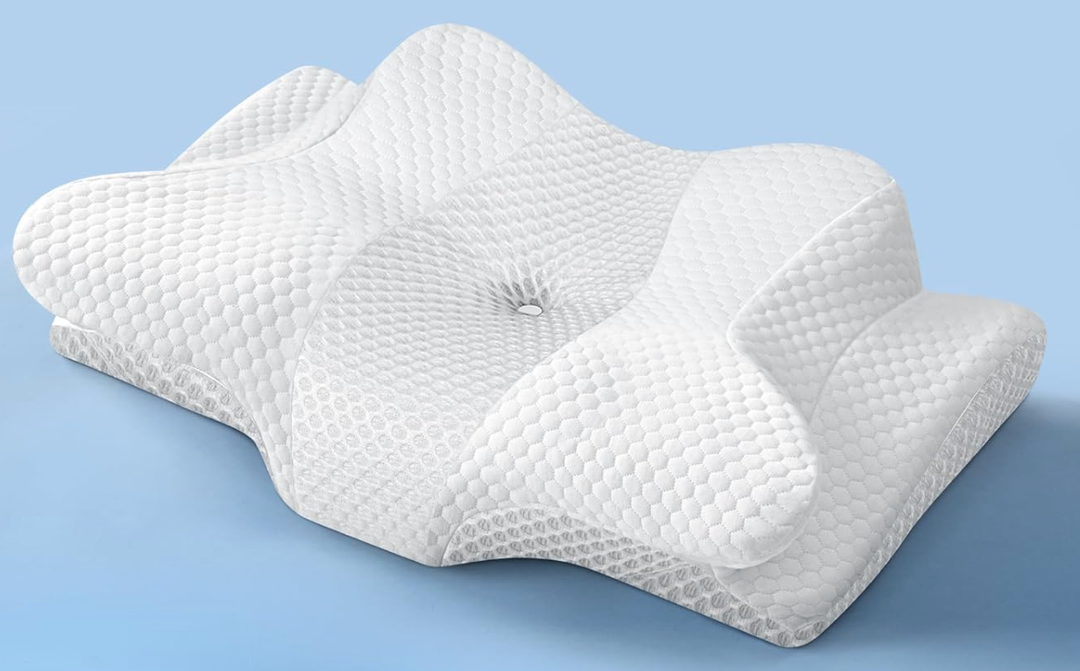 Sleep Doctor Approved Cervical Neck Pillow for Sleeping, Ergonomic Contour Side Sleeper Pillows for Adults, Cooling Orthopedic Pillow for Pain Relief Support, Memory Foam Pillows Back Stomach Sleepers