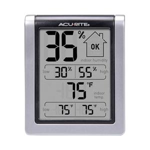 AcuRite Wireless Digital Indoor Thermometer and Hygrometer Monitor for Indoor Temperature and Humidity Measurements (00613)