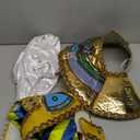 fun shack Egyptian Costume For Boys, Kids Pharaoh Outfit, Egyptian King Attire, Pharaoh Dress Up For Children (Large)