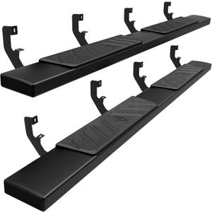 Tyger Auto 6" Riser Running Boards Compatible with 2019-2026 Chevy Silverado GMC Sierra 1500; 2020-2026 2500 3500HD | Crew Cab | TG-RS6C60248 | Side Step Rails Nerf Bars