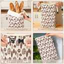 2 Pack Reusable Beeswax Bread Bags for Homemade Sourdough, XL 17"x13" Organic Cotton Food Storage Bags, Freezer-Friendly & Freshness Preservation Eco-Friendly Gift