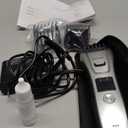 Panasonic Multi-Groomer Electric Beard Trimmer for Men, Mens Trimmer for Beard, Hair and Body, 39 Trim Length Settings with 3 Attachments, Corded/Cordless Operation  ER-GB80-S (Silver)