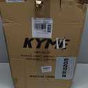 KYME Carry On Luggage With Wheels,Small Suitcase with TSA Lock,20" Black, Carry-On 20-Inch（non-expandable）