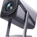 [4K Support/Auto Focus/360Adjustable Stand]Smart-Mini-Projector with WiFi 6 and Bluetooth5.2, Native 1080P Portable Projector, Dolby Audio, iWIMIUS Outdoor Movie Proyector Compatible with Netflix