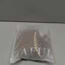 ZAFUL Women's Triangle Bikini Crochet Fishnet Tie Side Halter String Bikini Set Two Piece Swimsuit Bathing Suits (M, Coffee)