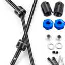2PCS/Set Steel Rear Drive Shaft CVD Upgrade Parts for Tra-xxas 1/10 Slash 2WD RC Car