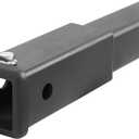 8" Hitch Extender Trailer Hitch Extension, 2 Inch Receiver Tube Extender, 8 inch Extension Length, with 5/8 Inch Hitch Pin and Clips, 6000 LBS