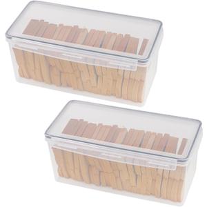 Tiawudi 2 Pack Bread Box, Plastic Bread Container, Large Sandwich Holder, Bread Storage Container for Kitchen Counter, Bread Keeper with Airtight Lid, Bread Saver, 9 Qt / 8.5L Each