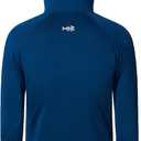 Bassdash Youth UPF50+ Performance T Shirt with Hood Long Sleeve Fishing Hiking Sun Shirt FS03Y (Blue, S)