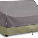 Kylinlucky Patio Furniture Sofa Covers 76 x 40 x 33 inches,Outdooor Waterproof Couch Loveseat Bench Cover Grey