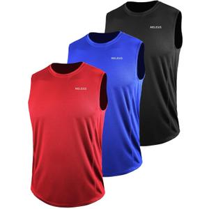 NELEUS Men's Dry Fit Workout Running Muscle Tank Top XXL