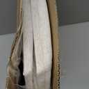 Square Cut Corner Bell Lamp Shades Set of 2, 6.5" x 13"x 10.5" Medium Beige Lampshades Natural Linen Hand Crafted, Include 2 Pack Lamp Harps, Suitable for E26 and Saddle Base, Easy Assembly Required