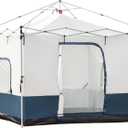 Camping Cube, Inner Tent for 10' x 10' Pop Up Canopy, 4-6 Person Canopy | Fits 10' x 10' pop up canopies, four-sided enclosure for privacy, fully vented roof, easy setup, 9.5*9.5*7.8ft