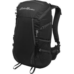 Eddie Bauer Adventurer Trail Backpack with Organization Compartments and Hydration/Laptop Compatible Sleeve, Black, 30L