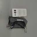 2000W 220V to 110V Voltage Converter US to Europe for Hair Dryer, International Universal Travel Adapter with Type C A G I, Converter for European Travel with 2 USB-A 2 Type C (White)