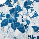 Hardaddy Men's Hawaiian Shirt Short Sleeve Tropical Button Down Shirts Floral Leaf Summer Beach Tops Holiday Wear (XXL)