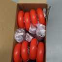 Lallisa 24 Pcs Large Christmas Candy Tubes 9.8 Inch Plastic Candy Container Clear Empty Candy Tube with Red Topper Christmas Party Supply Red Filled Holiday Stuffer Crutch Shaped for Christmas Party