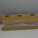 28-Inch Linear Shower Drain with Tile Insert Grate, SUS 304 Stainless Steel Linear Drain, Matte Black Long Rectangle Shower Floor Drain with Leveling Feet, Hair Strainer, Fits Bathroom