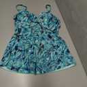 Aqua Eve Women's Underwire Tankini Swimsuit - Twist V Neck Flowy Bathing Suit Top Only, No Bottom, Large