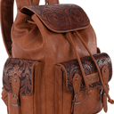 Montana West Wrangler Backpack Purse for Women Men Western Backpack Floral Tooled Travel Bag