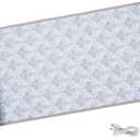 DOGNESS Rechargeable Pet Shock Mat, 59"x15" Safe Cat Scat Repellent Mat Electronic Training Pads Keep Dogs and Cats Off Couch, Bed, Indoor Cat Deterrent Mats (Elegant Printing)