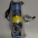 FUMAK Aquarium Filters – 3Stage Aquarium Filter inTank Filter Internal Filter Fish Tank Filter Turtle Filter for 1040 Gallon Fish Tanks with Dual Water Outlet and Aeration