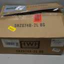 Industrial Wall Sconces Set of Two, HWH Indoor Wall Light Fixtures Barn Light, Single Wall Vanity Lamp for Bedroom Bedside Kitchen, Hammered Metal Shade, Antique Brass Finish, 5HZG74B-2L BG (Large)