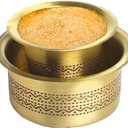 Coffee filter indian style designer dabra set South Indian Brass Coffee Cup and Tumbler Set, Madrasi Filter Coffee Set heavy duty matte finish classic