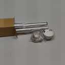 Shower Curtain Rod, 1" Diameter Heavy Duty Tension Shower Rod, Non Slip Adjustable 28-46 inch No Drilling Shower Curtain Rods Spring Tension For Bathroom, Shower Stall, No Rust, Nickel