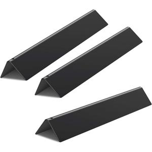 Flavorizer Bars Grill Parts Replacement for Weber 7635, Spirit 200 Series, Spirit E-210, S-210, E-220, S-220, 3 Pack 15.3" Porcelain Steel Heat Plates Shield with Front Control Panels