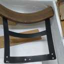 Signature Design by Ashley Pinnadel |24.25" Counter-Height Swivel Bar Stool  Modern Farmhouse, Faux Leather, 360 Swivel, Nailhead Trim, Rustic Light Brown