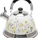 Tea Kettle, 3.1 Quart Whistling Tea Pot for Stove Top, Food Grade 304 Stainless Steel Teapot with for Coffee, Tea, Milk etc