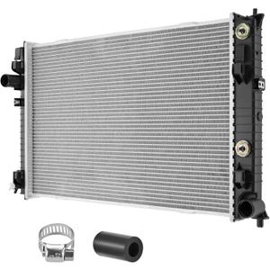 BDFHYK 13126 Aluminum Radiator for Ford Fusion 2010-2012, for Mercury Milan 2010-2011, CU13126 DPI13126, 22mm Core, Direct Fit Replacement, OE BE5Z8005F FO3010289 RK1735