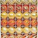 Dohance Christmas Ornaments Set 30ct Christmas Tree Decoration Ornament Balls Decor Baubles for Xmas Trees Decor Holiday Party Wedding Decoration, 2Pack