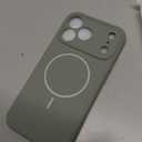 Miracase Magnetic for iPhone 17 Pro Max Case, Compatible with MagSafe, Integrated Silicone Camera Control Cover, 3.0mm Thicken Shockproof Drop Protection Phone Case for 17 ProMax, Patina Green