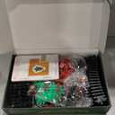 Christmas Train Set for around under The Tree, Electric Christmas Tree Train with Remote Sound Smoke Light, Steam Locomotive Xmas Christmas Train Toy Gift for Kids Boy Girl, Glowing Passenger Carriage