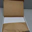 Hamilco White Glossy Cardstock Paper 8 1/2 x 11" 80 lb Cover Card Stock 50 Pack